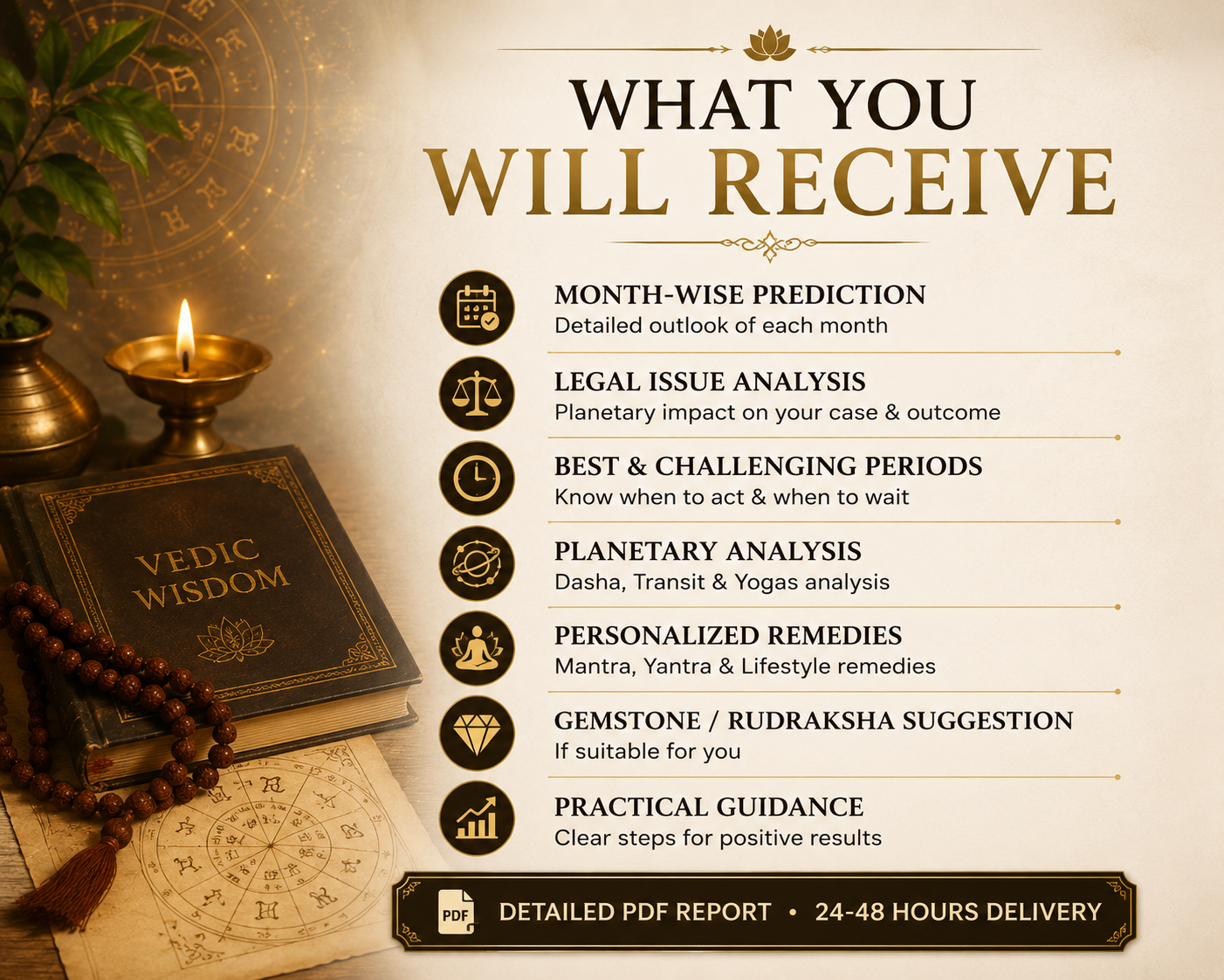 Personalized Vedic Astrology Reading | Gemstone & Rudraksha Recommendations (Digital Consult) 5