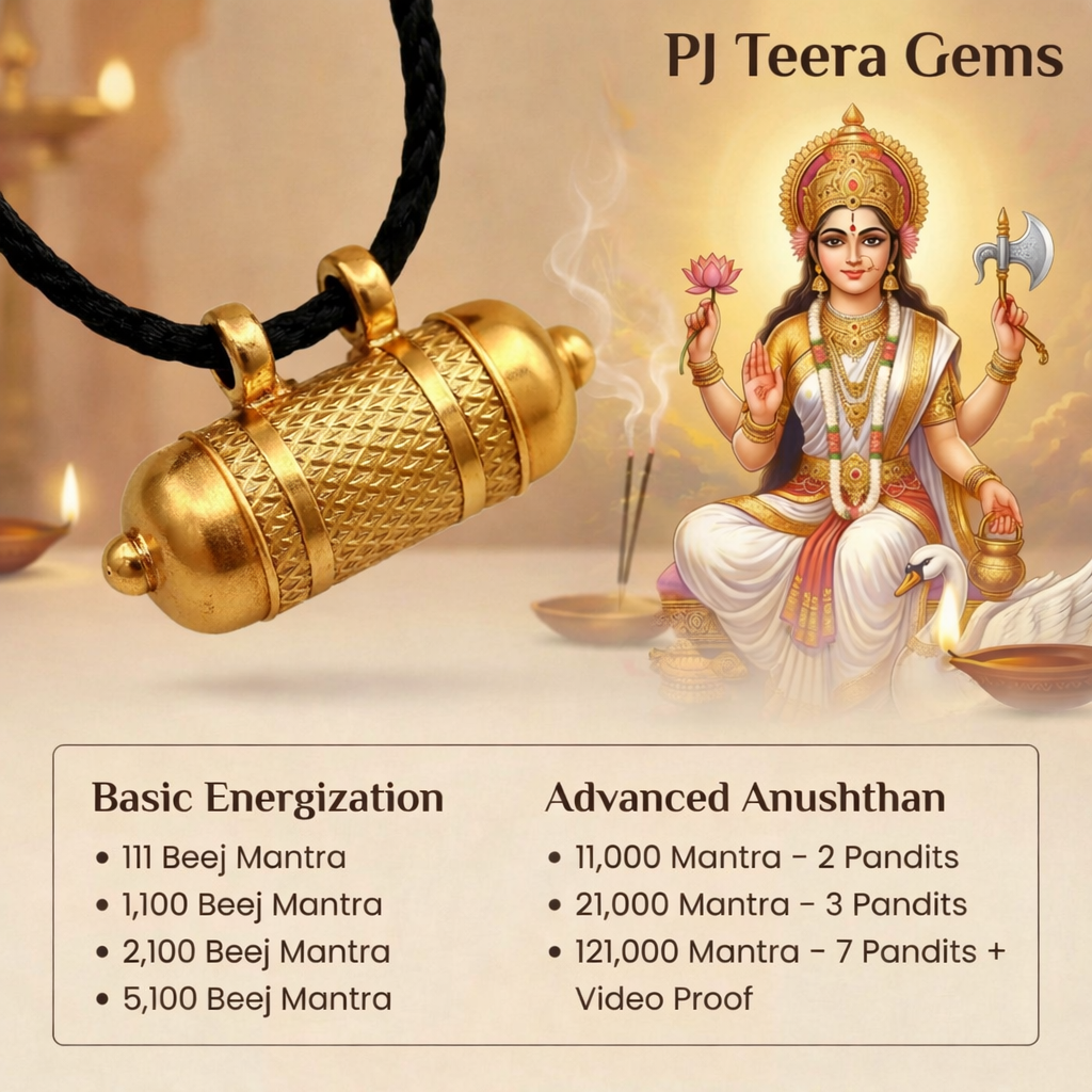 Mahalakshmi Kavach | Vedic Wealth Ashtdhatu Amulet 2