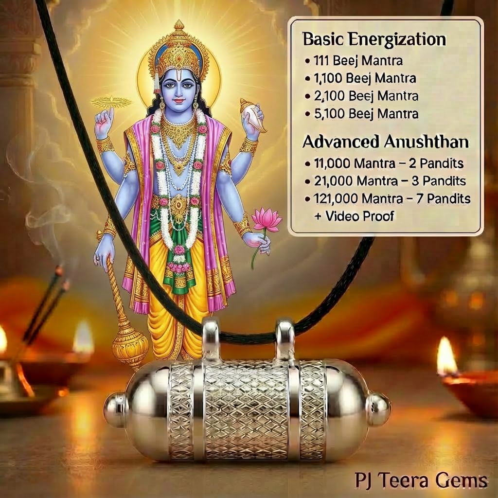 Shri Vishnu Kavach | Divine Protection | Ashtdhatu Amulet 2