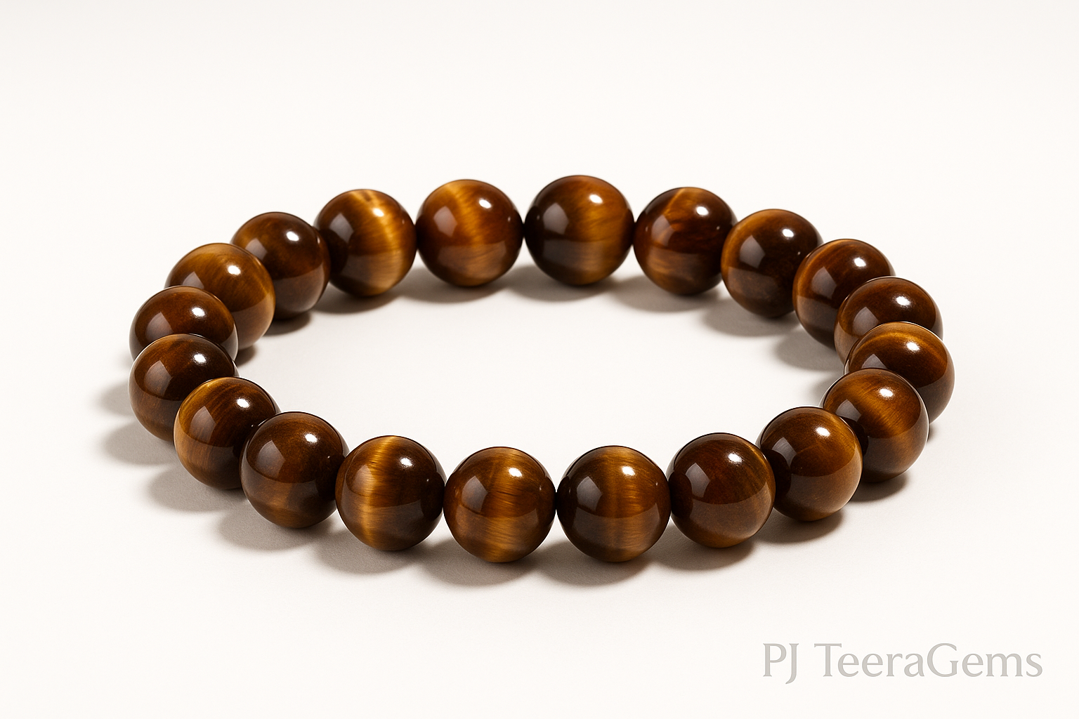 Energized Tiger Eye Bracelet: AAA Quality, Courage & Protection | 8 12mm bracelet