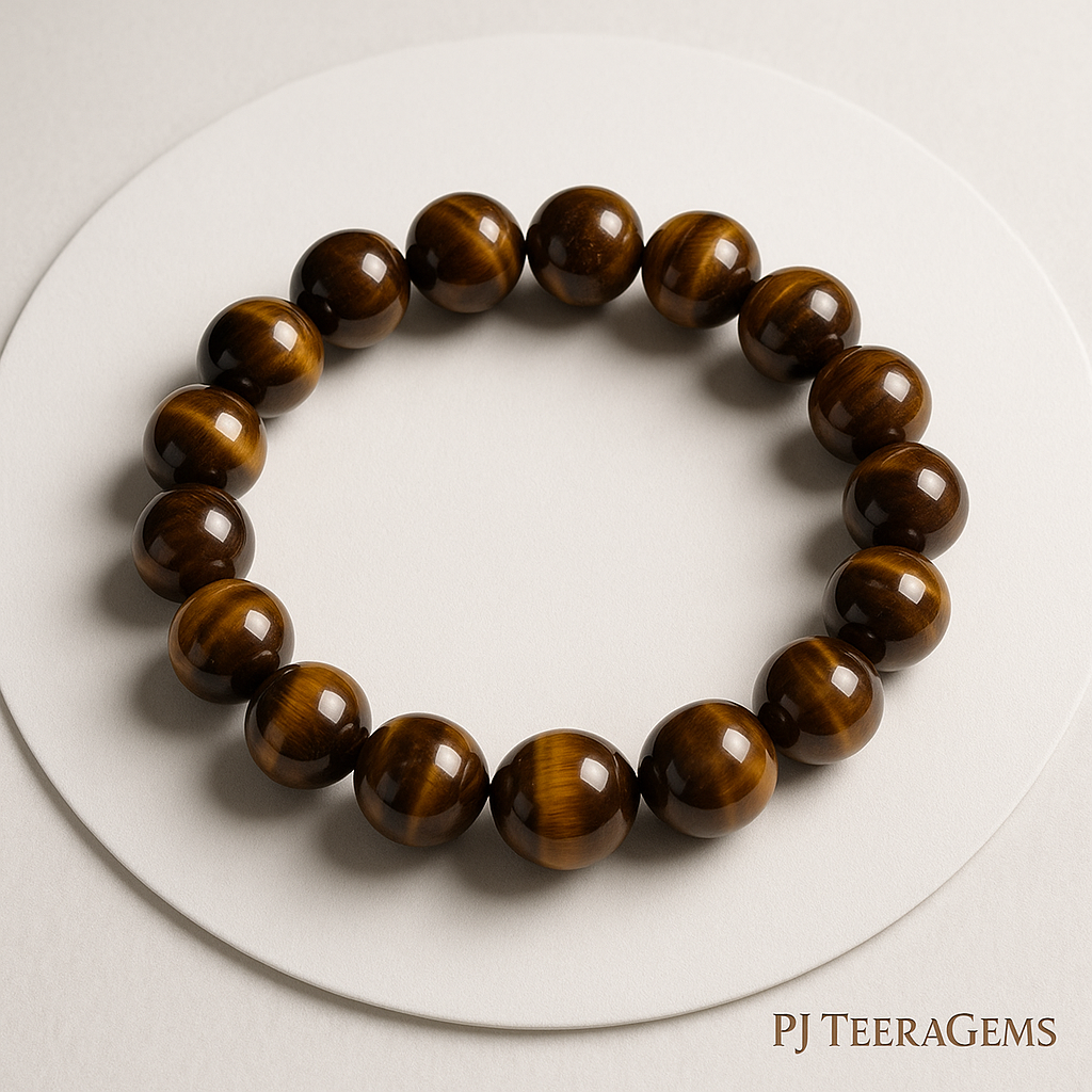 Energized Tiger Eye Bracelet: AAA Quality, Courage & Protection | 8 12mm bracelet 3