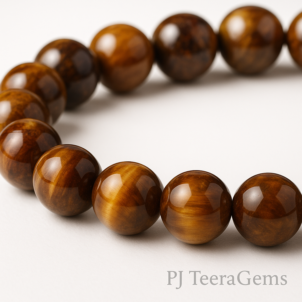 Energized Tiger Eye Bracelet: AAA Quality, Courage & Protection | 8 12mm bracelet 4