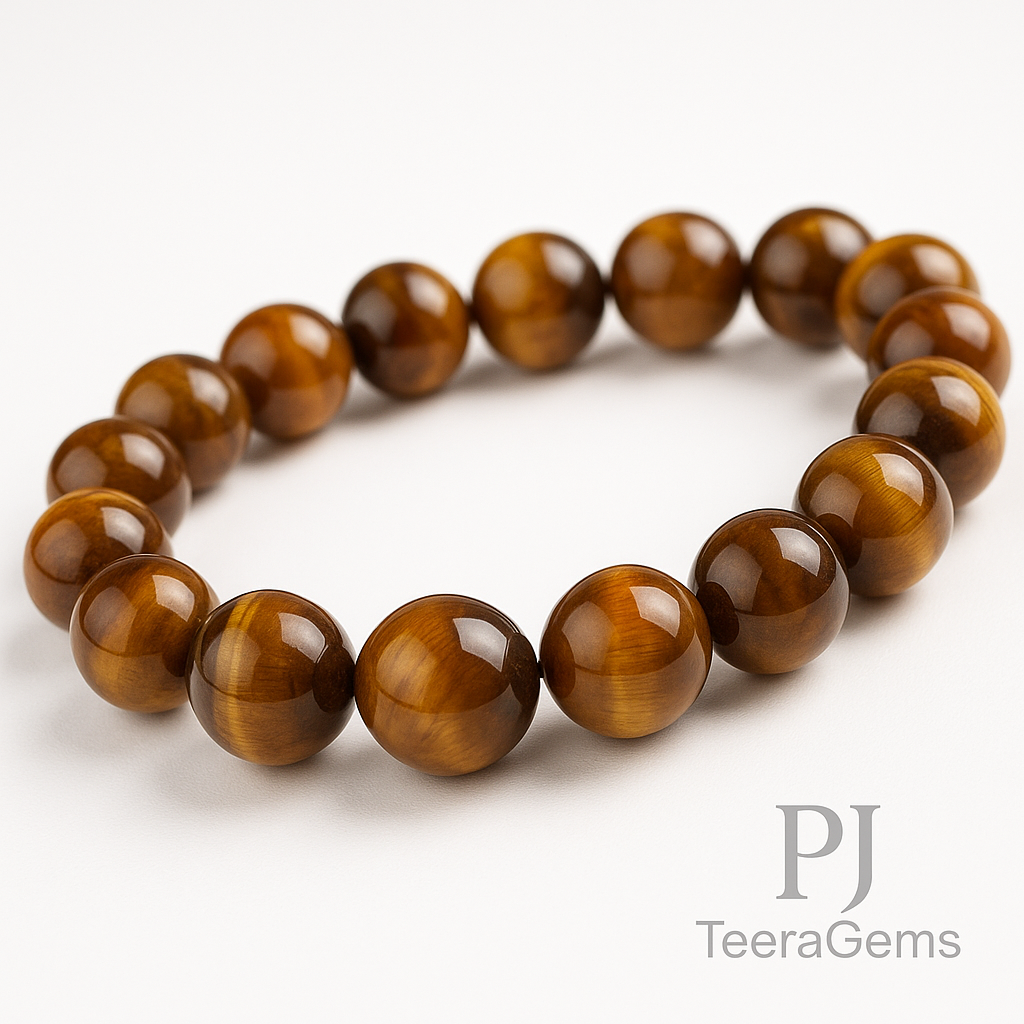 Energized Tiger Eye Bracelet: AAA Quality, Courage & Protection | 8 12mm bracelet 5