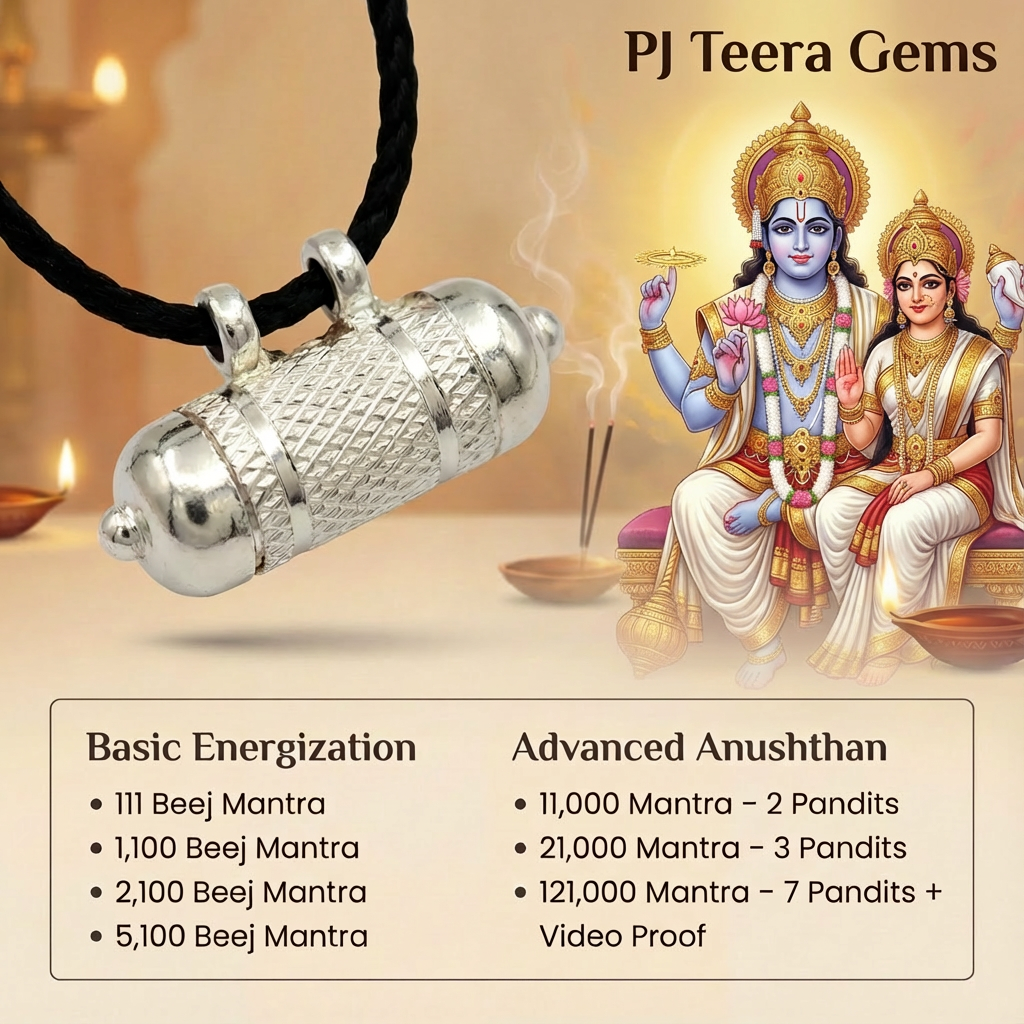Shri Lakshmi Narayan | Ashtdhatu Kavach | Vedic Protection Amulet | silver kavach 2