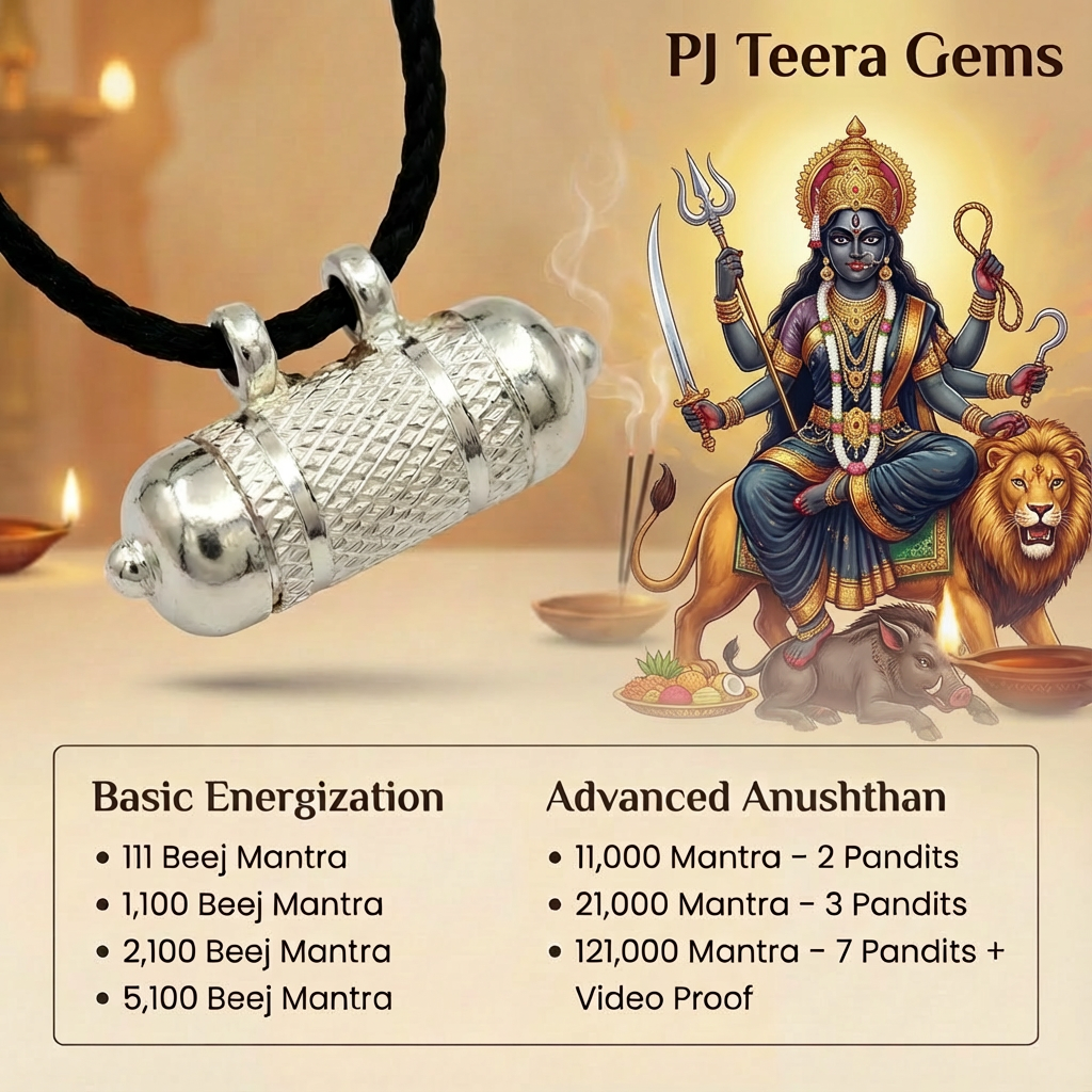 Ashtdhatu Baglamukhi Kavach | Vedic Protection Amulet