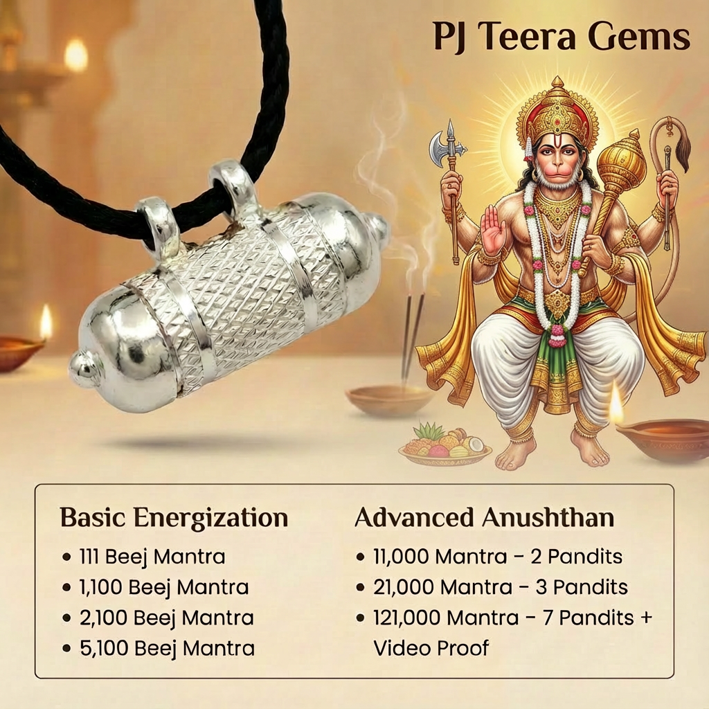 Hanuman Kavach | Vedic Protection Amulet Pendant 2