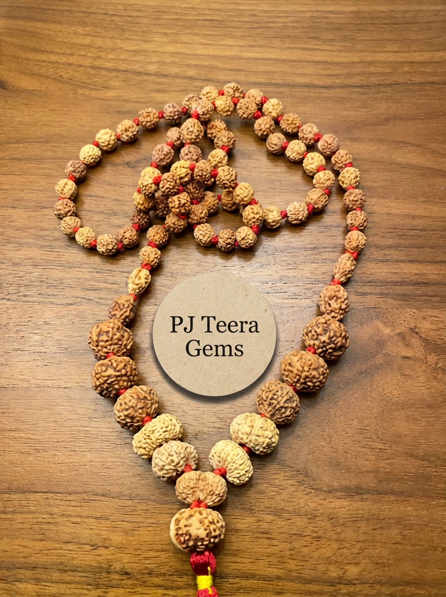 1-14 Mukhi Nepali Rudraksha Mala | Siddha Spiritual Necklace 3