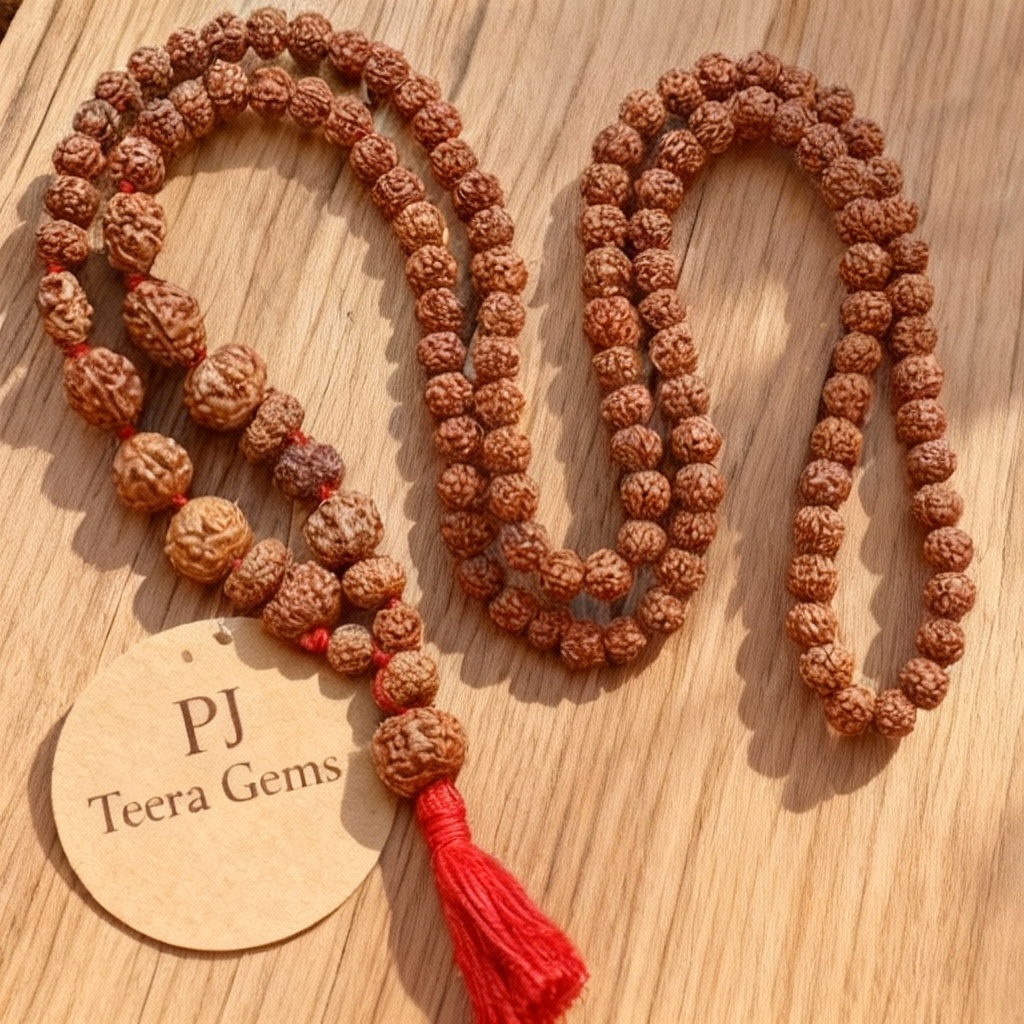 1-14 Mukhi Nepali Rudraksha Mala | Siddha Spiritual Necklace 4