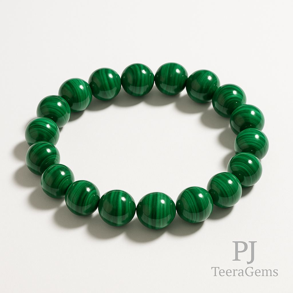 AAA Malachite Bracelet: Healing, Protection, Transformation - 8MM | stretch bracelet 5