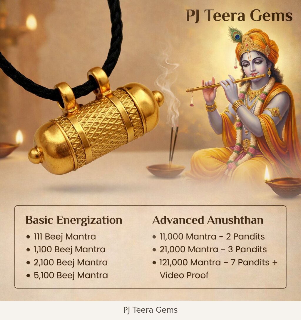 Shri Gopal Kavach for Krishna | PJ Teera Gems