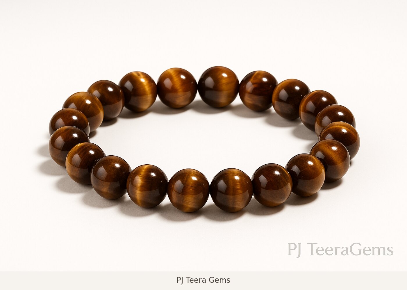 Tiger Eye Stretch Bracelet | PJ Teera Gems